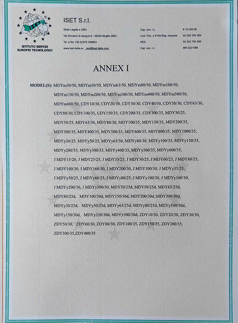 Qualification certificate-揚州市天宇機電設備有限公司